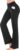 IUGA Yoga Pants Women Wide Leg High Waist Bootcut Workout Flare Leggings Tummy Control Work Dress Pants Women 4 Pockets