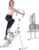 Leikefitness Stair Stepper for Home Gym,Vertical Climber Machine for Full-Body Workout,Foldable Cardio Stepper with Adjustable Handle and Treads for Women & Men (White)