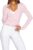 Women Wrap Top Thumb Hole Long Sleeve Self Tie Workout Shirt Pilates Ballet Yoga Tops