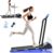 Treadmill with 12% 11-Level Auto Incline, Walking Pad with Handle Bar, 450 lbs Capacity, Under Desk Foldable Treadmills with Bluetooth Speaker, Powerful Walking Pad for Home, APP Connect