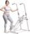 Foldable Stair Stepper for Home Gym Exercise, Vertical Stair Climber Exercise Machine with Adjustable Handlebar & Pedals, Compact Full Body Cardio Workout Equipment