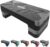 EVERYMILE Aerobic Exercise Step, Adjustable Aerobic Stepper for Exercise, Workout Step Platform, Step Up Box, 26.5″ Step Deck with 4” 6” 8” Adjustable Height Risers, Women Home Gym Fitness