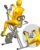 Folding Exercise Bike – Stationary Bikes for Home Use, Arms and Feet Workout, Foldable Indoor Cycling Machine – Magnetic with 8-Level Adjustable Resistance and 300 lbs Capacity