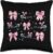Coquette Bow Rowing Machine Rowing Workout Girl Mom Pink Throw Pillow