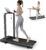 Walking Pad with Handle Bar, Walking Pad Treadmill 300 lb Capacity Under Desk Treadmill, Walking Treadmills for Home Small, Mini Foldable Treadmill with Remote Control