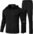 BGOWATU Men’s Tracksuits Set Full Zip Jacket Hoodie Sweatsuit Running Sport Pants Outfits for Men with Zipper Pockets
