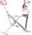 Sportsroyals Pink Squat Machine Rowing Machine for Home 2 in 1 Rower & Squat Assist Workout Foldable Rower for Home Full Body Worikout Adjustable 4 Resistance Bands 330lbs