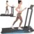 Folding Treadmill with Incline,4 in 1 Foldable Walking Pad with Handle Bar,Under Desk Treadmill for Home Office,Walking Pad 300LBS Weight Capacity/Dual Control/LED Display