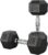 5-50 LB Hex Dumbbell Set of 2, Hand Weights with Cast Iron Core, Durable Rubber Encased Coating, Textured Carbon Steel Handle for Superior Grip, Perfect for Home Gym Strength Training