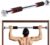 Pull Up Bar for Doorway 23.6in Adjustable Door Mounted Heavy Duty Steel Body Workout Chin Up for Home Exercise Fitness(Red)
