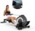 NAYSAYE Rowing Machine with LCD Display, Adjustable Resistance, Foldable Design, and [265-300] LBS Capacity for Home/Office Use