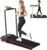 SubSun 2 in 1 Folding Treadmill, Walking Pad with Handle Bar, Under Desk Treadmill with 265 Lbs Capacity for Office, Remote Control