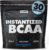 Gains in Bulk BCAA Powder, Pre Workout Plant Based Branch Chain Amino Acids, Gluten Free, Vegan Supplement with Keratin for Endurance & Strength During & Post Workout, Unflavored, 30 Servings