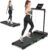 THERUN Walking Pad, 2 in 1 Foldable Treadmills for Home, 2.5HP Under Desk with Handle Bar, 16″ Widened Running Belt, with Remote Control & LED Touch Screen