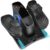 Under Desk Elliptical Machine, Electric Seated Pedal Exerciser for Seniors & Adults, Compact Quiet Ellipse Leg Exerciser with Remote, Foot Pedals for Home Office Workout Equipment