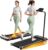 Walking Pad with Incline – Dual-Sided 2 in 1 Under Desk Treadmill with Shiatsu Foot Massager, 330LBs Walking Pad Treadmills for Home and Office, LED Display and Remote Control