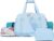 Sports Gym Bag for Women, Travel Duffle Bag with Shoe Compartment & Wet Pocket, Fitness Yoga Bag