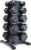 CAP Barbell Rubber Coated Hex Dumbbell Set with Vertical Rack | 100-300 lbs Free Weights Dumbbells Set for Home Gym | Multiple Options