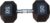TDS Thick Rubber Coated Hex Dumbells 50 lb. with Chrome plated Contour shaped solid Steel handle.