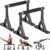 10-14” Wooden Parallel Bar and Dip Bar with Adjustable Height and Non-Slip Handles, Rock-Free Fitness Equipment for Handstands, L-Sits, Gymnastics and Strength Training for Home Gym, 600lbs Capacity