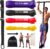 Ally Peaks Pull Up Assistance Bands，Heavy Duty Resistance Band for Pull Up Bar，Adjustable Weight/Size with Fabric Feet/Knee Rest Pull up bands,Up to 410lbs Assistance，resistance bands and assist bands