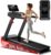 UMAY Fitness Home Folding Incline Treadmill with Pulse Sensors, 3.5HP Quiet Brushless, 300 lbs Capacity