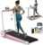 WELLFIT Foldable Treadmill with Incline, 350 LBS Capacity Walking Pad with Handle Bar, Portable Walking Pad Treadmills for Home, Under Desk Treadmill with App & Remote Control, Wide Belt, LED Display