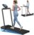 Foldable Treadmill with 10% Incline, Compact Walking Pad Treadmill with Safety Handle Bar, 3.0HP Quiet Under Desk Treadmills for Home/Office, 320 LBS Capacity, APP & Mute Remote Control