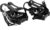 SPD Bike Pedals with Toe Clip Straps Cage Compatible with Shimano SPD 9/16” for Peloton/MTB/Spin/Indoor/Exercise Bicycle Pedals Replacement Assecories