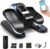 Under Desk Elliptical Machine with App – Quiet & Portable Electric Pedal Exerciser with Adjustable Speed and LED Display for Home and Office, Seated Ellipse Leg Exerciser Fully Assembled