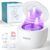 Ultrasonic Retainer Cleaner Machine, 45kHz Dental Cleaning Pod for Denture, Mouth Guard, Night Guard, Aligner, Braces, Toothbrush, 200ML Denture Cleaner with Digital Timer & 4 Modes, White