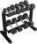 CAP Barbell 150 lb Dumbbell Set with 2-Tier Rack | Multiple Options
