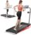 4 In 1 Foldable Walking Pad Treadmill with Incline and Handle Bar, 2.5HP with Dual Display and Mute Control Under Desk Treadmills for Home with App Bluetooth Folding Treadmill for Small Space