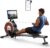 MERACH Rowing Machine with 15.6″ HD Rotating Screen, Magnetic Rowing Machines for Home, 16 Levels Rower Machine of Quiet Resistance, Dual Slide Rail with Max 350lbs Weight Capacity, App Compatible
