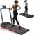 Walking Pad Treadmill with Incline, Advzon Portable Under Desk Treadmill for Home, 2 in 1 Walking Running Machine with 300+ lbs Capacity and LED Display