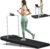 COZYINN 10% Incline Walking Pad, 2 in 1 Foldable Walking Pad Treadmills for Home and Office, 3.0 HP Portable Under Desk Treadmill with Handle Bar, 320 lbs Capacity, APP & Remote Control
