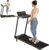 Foldable Treadmill with Incline Treadmill with Home Removable Desk Workstation 3.0 HP 3 in 1 Folding Small Compact Walking Treadmills 300 Lbs Capacity for Home Office