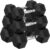 Hex Dumbbell 45-400 lb Set, Rubber Encased Exercise & Fitness Dumbbells for Home Gym, Non-Slip Handle Design for Secure & Comfortable Grip, Hand Weights for Strength Training
