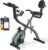 MERACH Folding Exercise Bike, Foldable Stationary Bikes for Home, 4 in 1 Upright Indoor Cycling Bike with 16-Level Magnetic Resistance, 300LBS Capacity X Bike with Exclusive APP