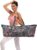IwIeIaIrI Flower Pattern Zipper Yoga Mat Bag Duffle Bag Large Multipurpose Exercise Yoga Mat Bag and Yoga Mat Tote Bag Strap Zipper Pockets