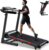 3.5 HP Treadmill with Auto Incline for Home – Heavy Duty Running Treadmill with Handle Bars, Speaker, 300 lb Weight Capacity