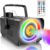 Fansteck Fog Machine, Smoke Machine with 45 LED Lights, 2000CFM Smoke Machine Fog with Wireless Remote Control Portable for Outdoor, Parties, Stage Effect, Indoor, Disco, Halloween, RGB Lighting