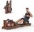 Water Rowing Machine for Home Use- Foldable Rower Machine 400LBS Weight Capacity with Dedicated Monitor & Comfortable Seat, Bluetooth APP
