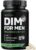 DIM Supplement for Men 300mg | Estrogen Blocker & Aromatase Inhibitor | Extra Strength Men’s Hormone Balance & Fitness Booster with Diindolylmethane Plus CDG & Broccoli Floret | Gluten-Free | 60 Ct