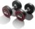 Sunny Health & Fitness Premium Polyurethane Commercial Grade Round Dumbbells with Diamond Knurled Handle, Durable Strength Training Equipment for Home Gym, 5-50LB