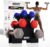 XPRT Fitness 32 lb. Neoprene Dumbbell Set with Rack