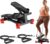 SogesPower Steppers for Exercise at Home,Mini Stair Stepper with Resistance Bands,Full Body Workout Equipment with LCD Monitor,Portable Stepper with 330LBS Capacity