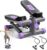 Steppers for Exercise at Home, Mini Stepper with Resistance Bands Portable Stair Stepper for Buttocks Lifting and Body Shaping