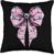 Coquette Bow Rowing Machine Rowing Workout Women Girl Mom Throw Pillow