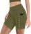 MIRITY High Waist Workout Biker Shorts with Pockets for Women – Buttery Soft Workout Yoga Shorts Pack of 1